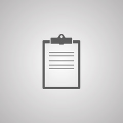 checklist icon. One of set web icons