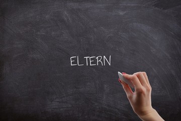 ELTERN - Bilder mit W&ouml;rtern aus dem Bereich Kindererziehung, Wort, Bild, Illustration