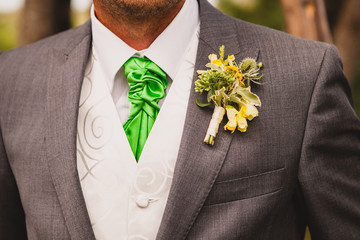 The groom's suit
