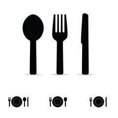 Fork and Knife Icon illustration