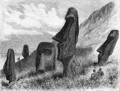 Statuen auf der Osterinsel