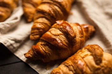 Fresh butter croissants