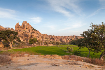Sunset in Hampi