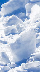 Fototapeta na wymiar fantasy abstraction of vertical snow