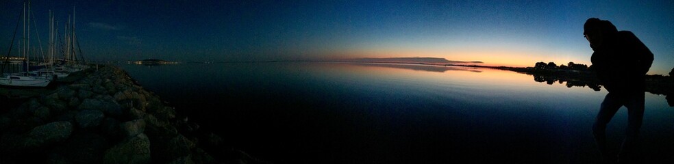 Couché de soleil à Sète