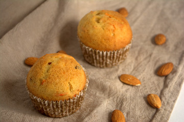 muffins with nuts