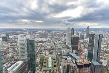Vistas de la ciudad de Frankfurt (Alemania).