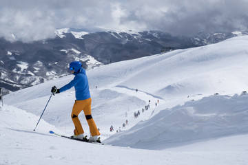 abetone italy - skier