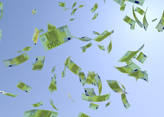 faling ero banknote © MicrostockFactory