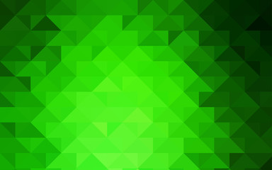 Fototapeta premium Light Green vector abstract mosaic template.
