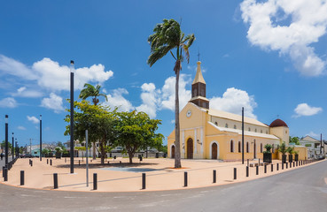 Church Notre Dame de la Visitation of Port Louis town, Guadeloupe