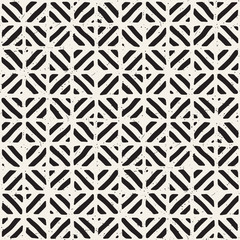 Fototapeta premium Hand drawn seamless repeating pattern with lines tiling. Grungy freehand background texture.