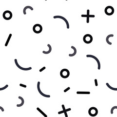 Light Gray vector seamless layout with simple elements.