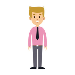 Young businessman cartoon vector illustration graphic design
