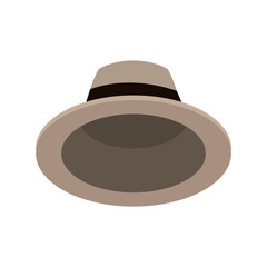 Vintage male hat vector illustration graphic design