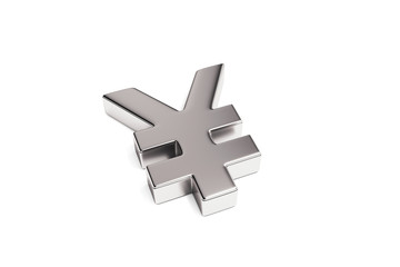 Obraz premium Japanese Yen Icon On White