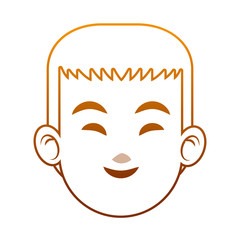 Man face cartoon vector illustration graphic design