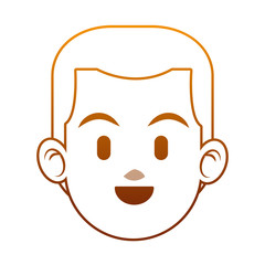 Man face cartoon vector illustration graphic design
