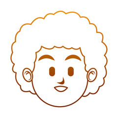 Woman face cartoon vector illustration graphic design
