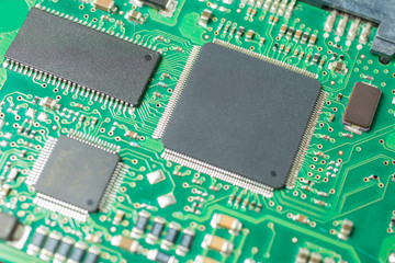 computer circuit board, beautiful technological background