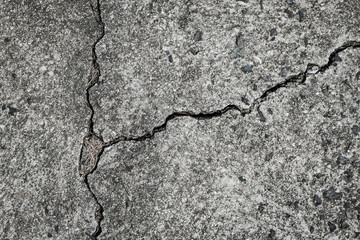 Obraz premium broken structure - cracked concrete - crack in stone