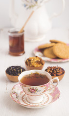 A Tea Party with Loose Leaf Tea and Natural Honey