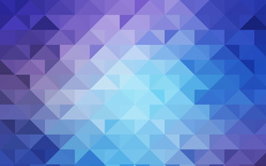 Light Pink, Blue vector abstract mosaic background.