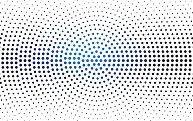 DARK BLUE vector pattern with colored spheres.