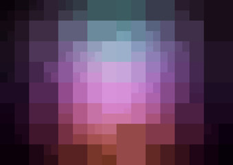 Dark Pink, Green vector abstract perspective background.