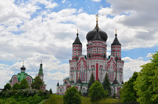 The Orthodox Christian Cathedral of St. Pantaleon in Kyiv, Ukraine