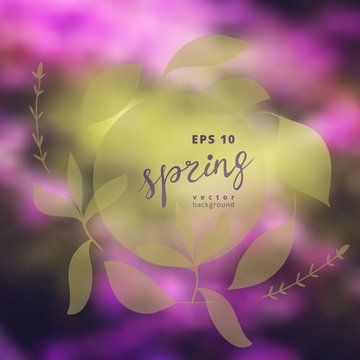 Colorful floral eps10 vector background