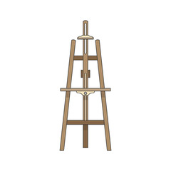 Illustration of painting stand 