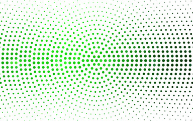 Light Green vector banners set of circles, spheres.