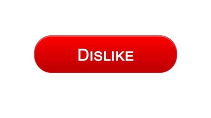 Dislike web interface button red color, social network application, online