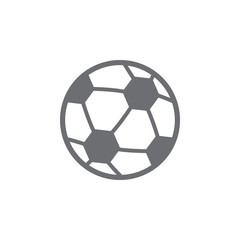 ball for football icon. Simple element illustration. ball for football symbol design template. Can be used for web and mobile