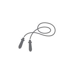 jumping rope icon. Simple element illustration. jumping rope symbol design template. Can be used for web and mobile