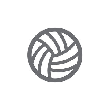 ball for volleyball icon. Simple element illustration. ball for volleyball symbol design template. Can be used for web and mobile