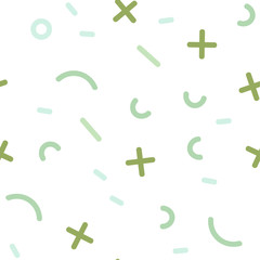 Light Blue, Green vector seamless template with geometric lines.