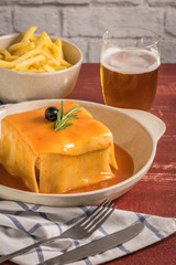 Francesinha on plate