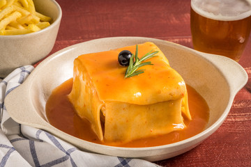 Francesinha on plate