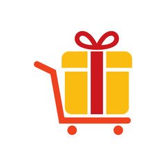 Shop Gift Logo Icon Design