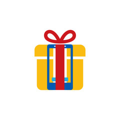 Mobile Gift Logo Icon Design