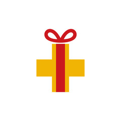 Obraz premium Medical Gift Logo Icon Design