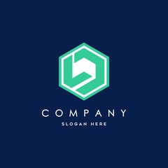 letter LD element logo design