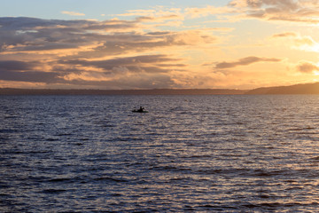 dark navy blue water