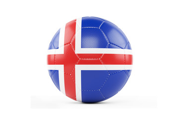 Obraz premium Soccer Ball On White With Clipping Path