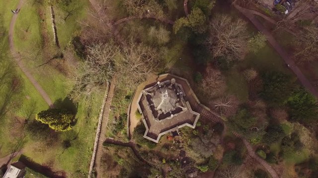 Cabot Tower & Brandon Hill Park, Aerial Drone Footage of Bristol City Landmark