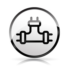 piper icon on white background