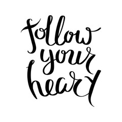 Hand written calligraphy quote motivation for life and happiness. For postcard, poster, prints, cards graphic design.