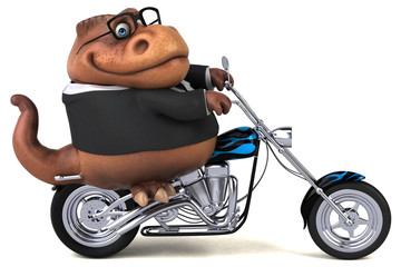 Fun trex - 3D Illustration © Julien Tromeur